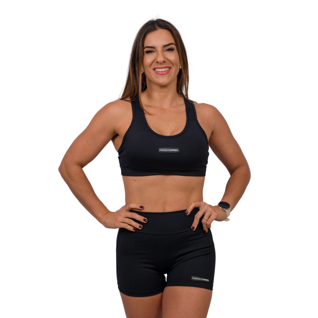 SHORTS EMPINA BUMBUM BLACK W/ LABEL
