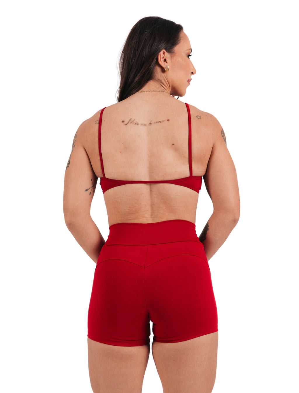SHORTS BUTT-LIFT CHERRY