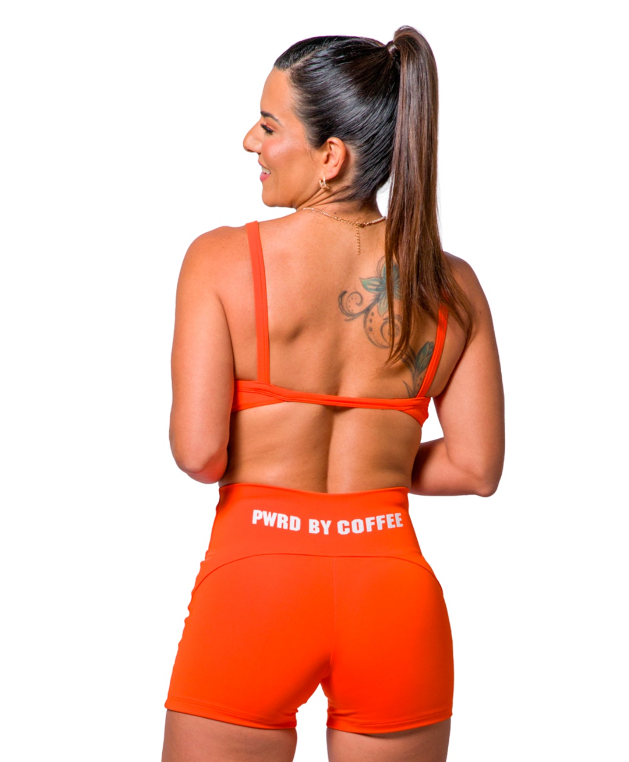 SHORTS LARA TANGERINE