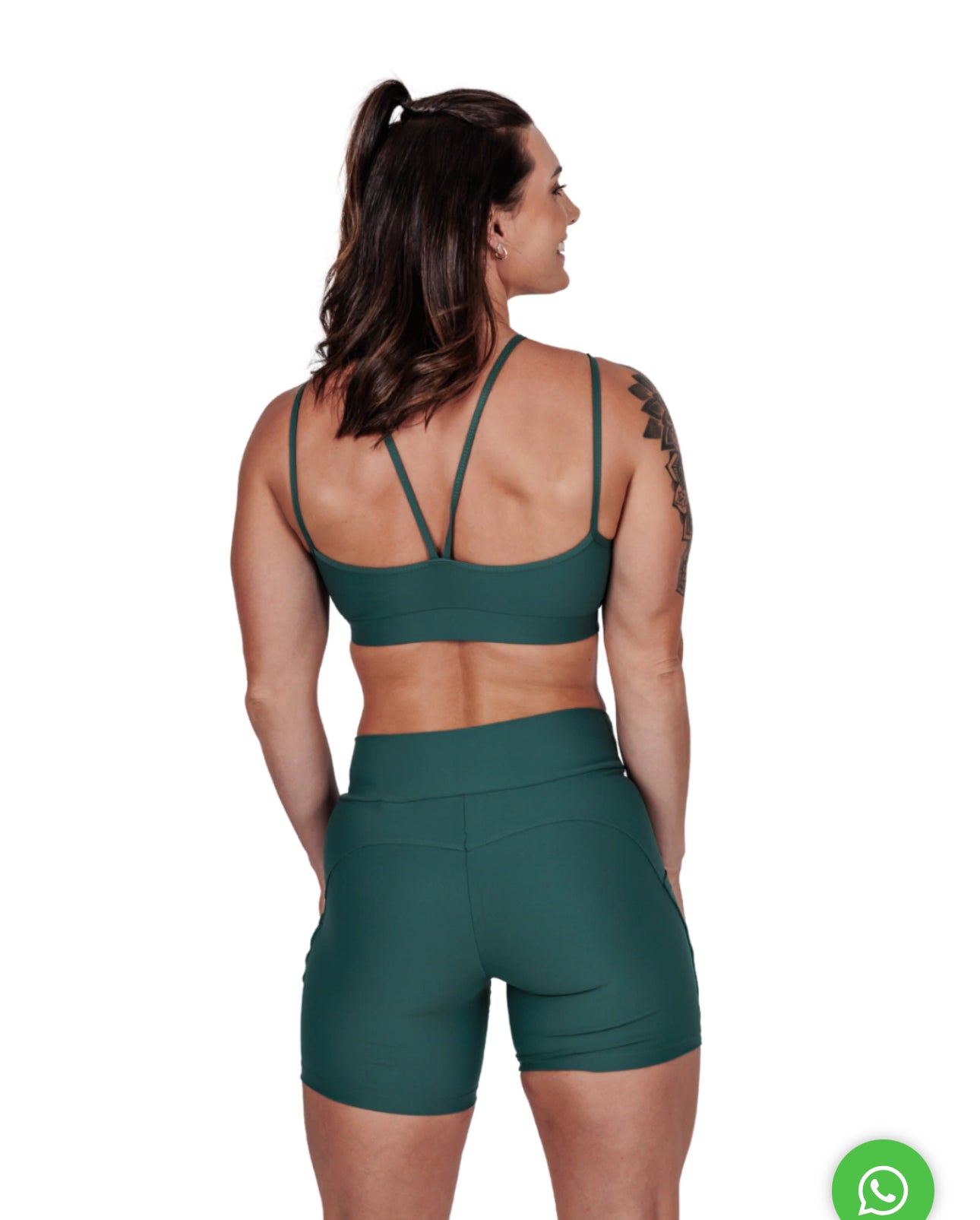 TOP BARBARA GREEN SAFARI