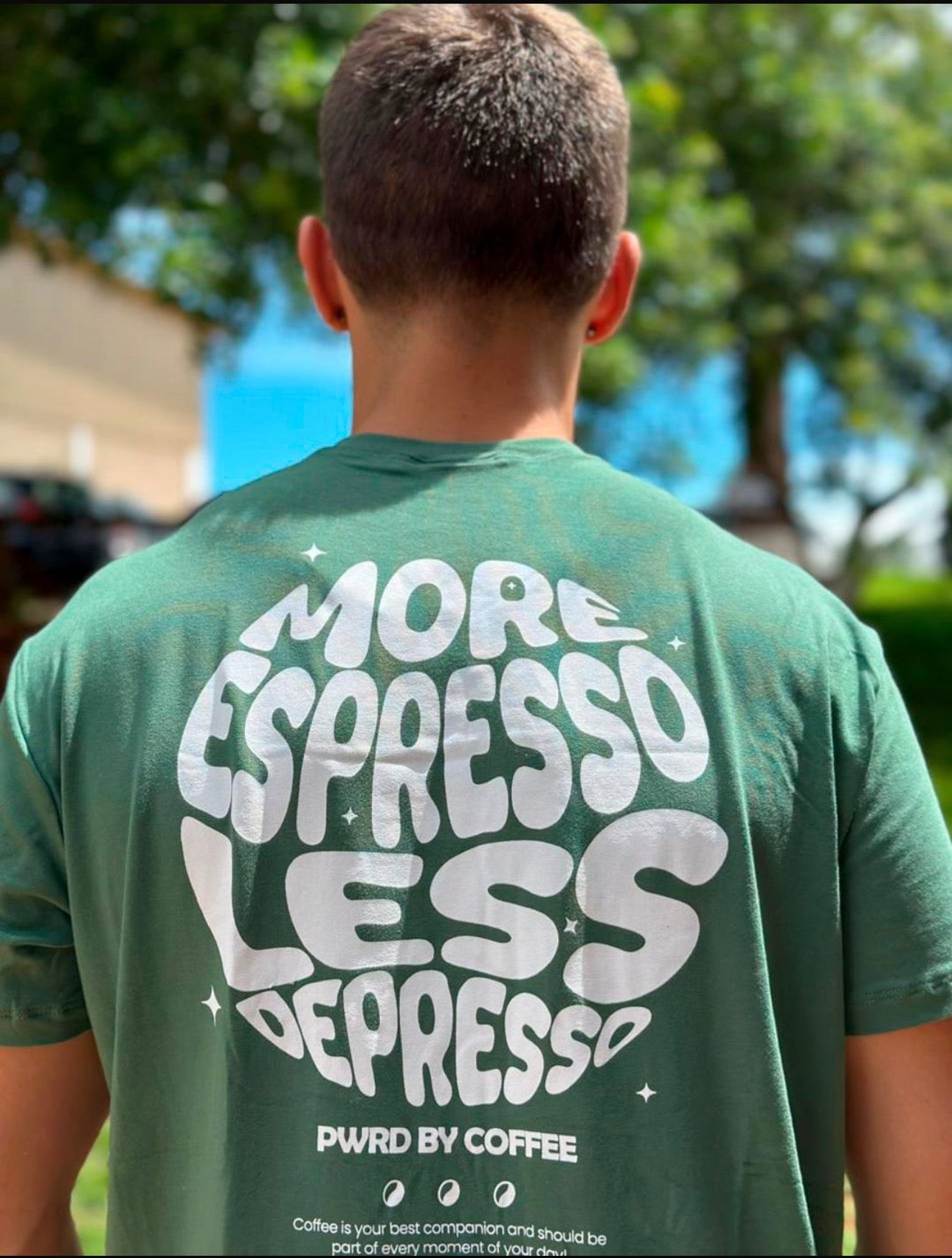 T-SHIRT VISCO GREEN ESPRESSO