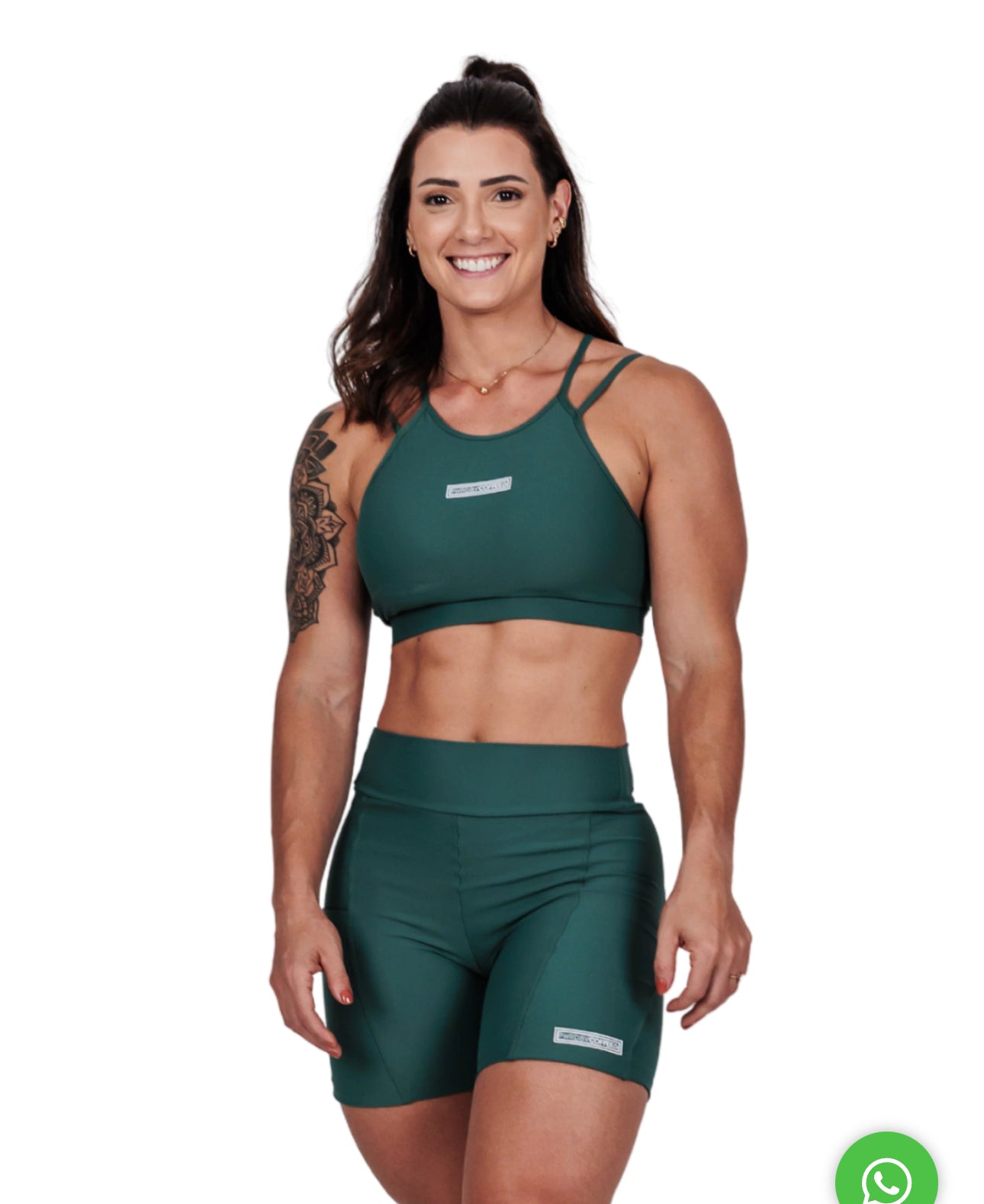 TOP BARBARA GREEN SAFARI