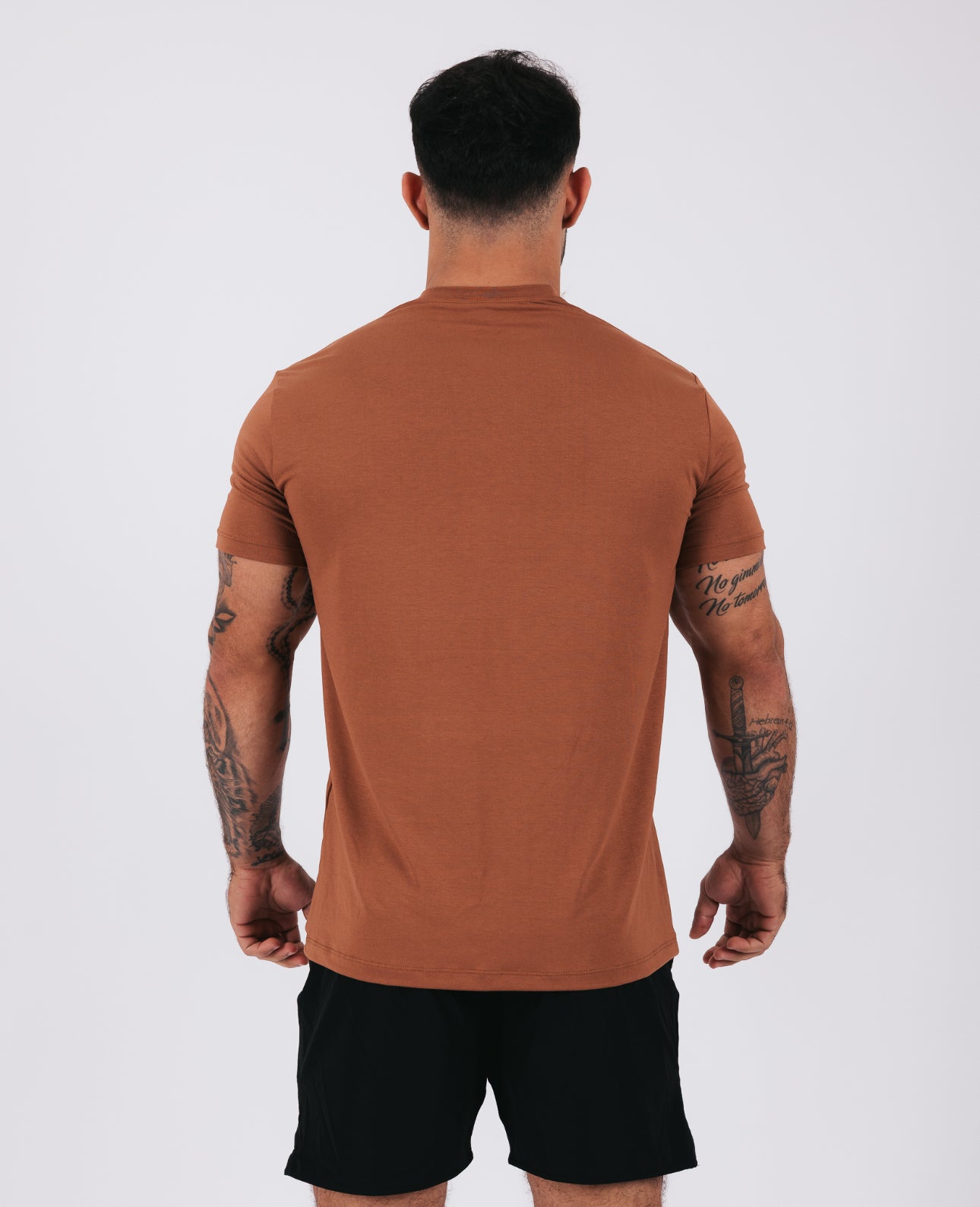 T-SHIRT BROWN VISCO