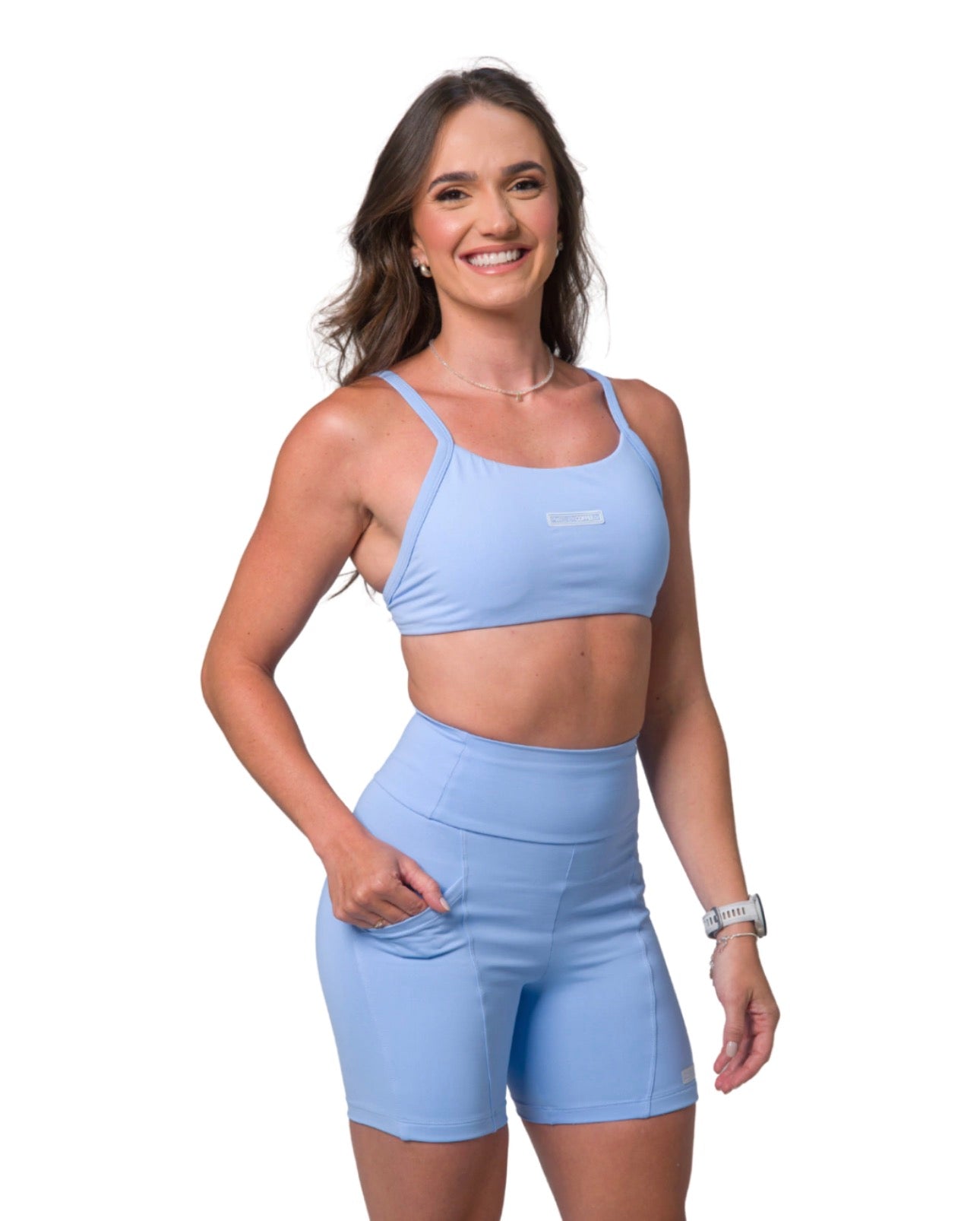 SPORT BRA AMANDA SERENITY BLUE