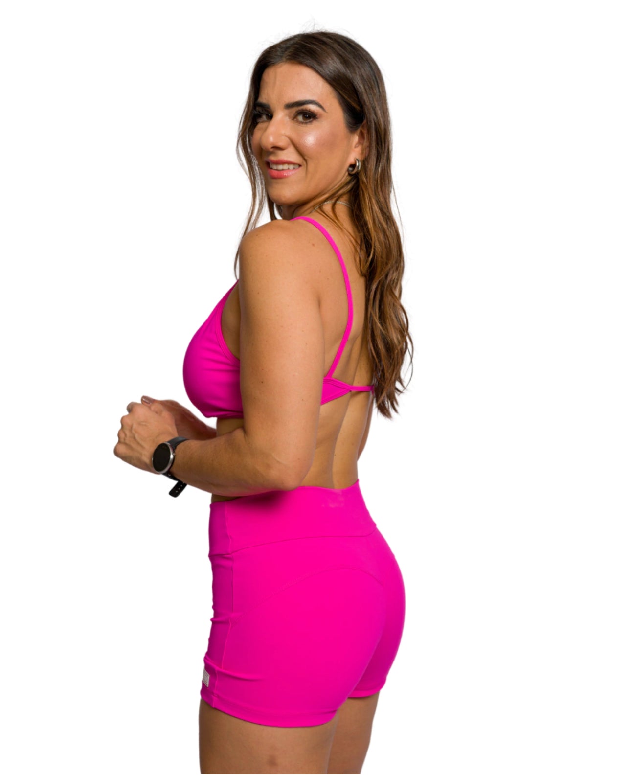 SHORTS BUTT-LIFT SHOCKING PINK