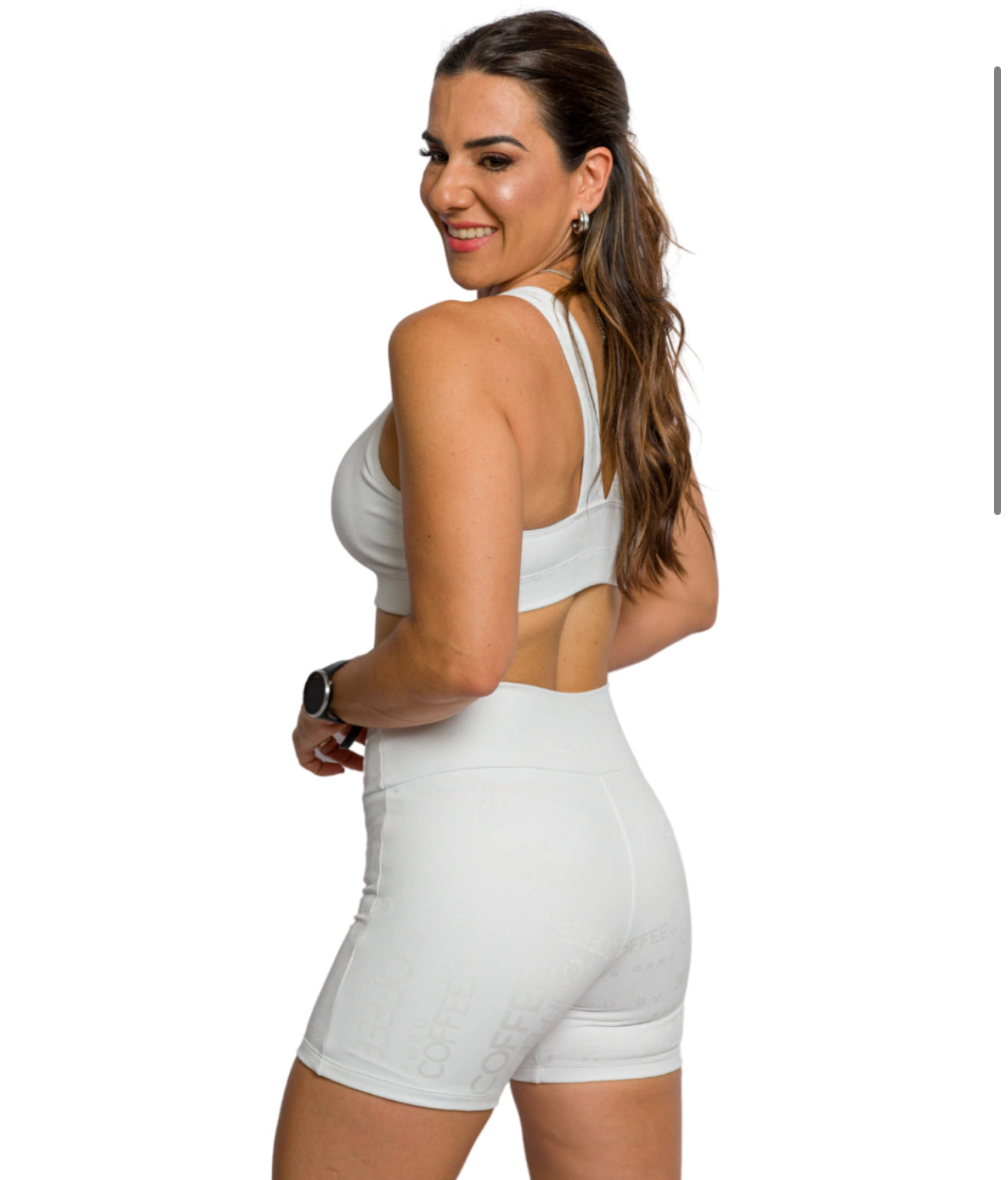 SPORT BRA CLEAN AMRAP WHITE