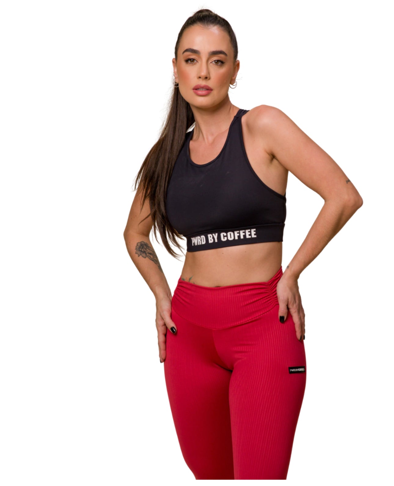 LEGGINGS COS DRAPEADO RED RUBI