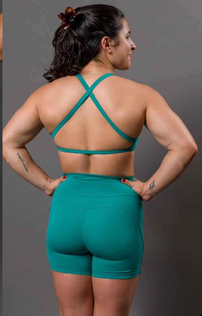 SHORTS BEL WITH POCKETS JADE