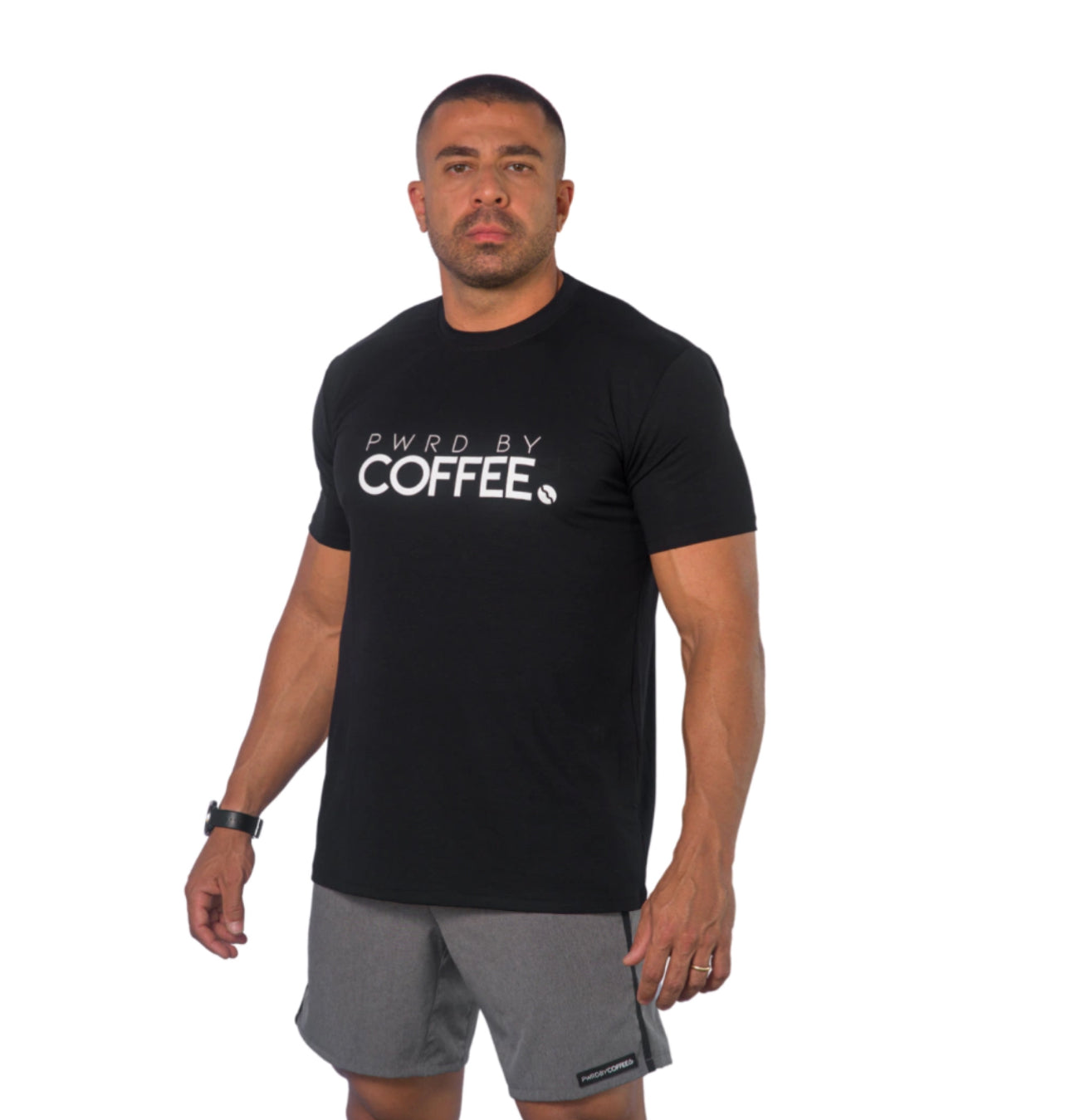 T-SHIRT PWRD BLACK VISCO