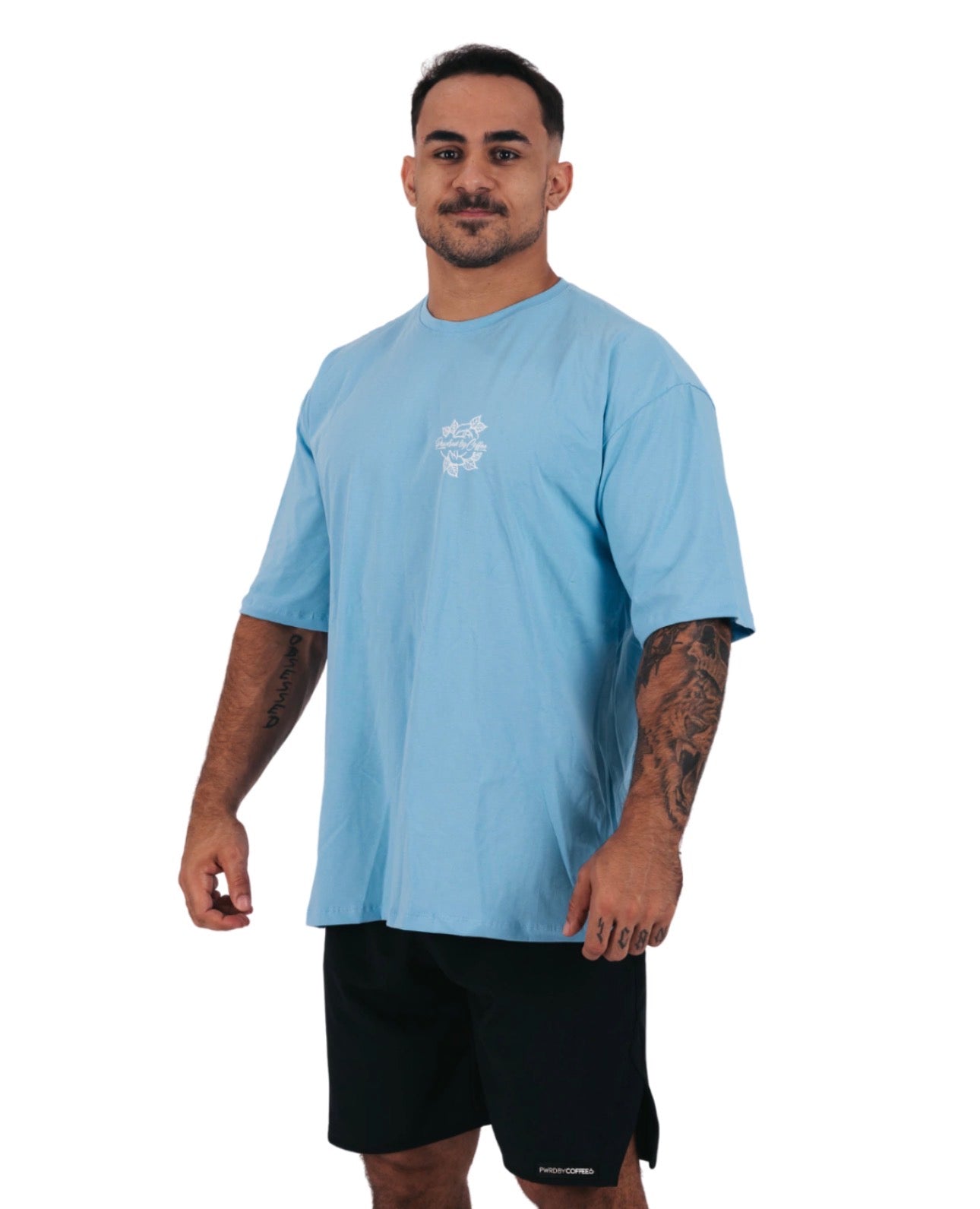 T-SHIRT OVERSIZED BLUE “REMEMBER WHY YOU STARTED “