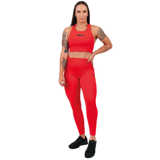 LEGGING CÓS DRAPEADO RED