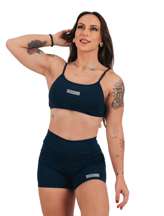 SHORTS EMPINA BUMBUM NAVY BLUE