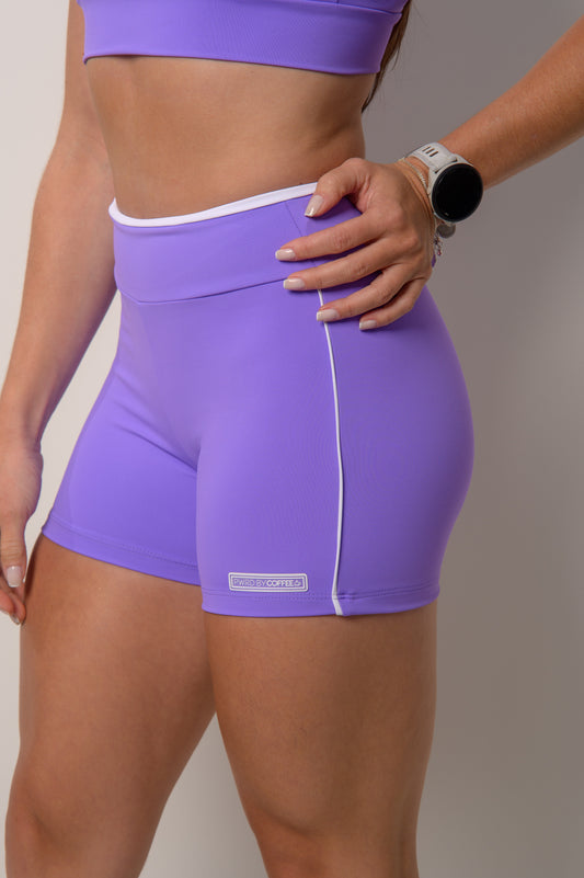 SHORTS LAVENDER WITH TRIM