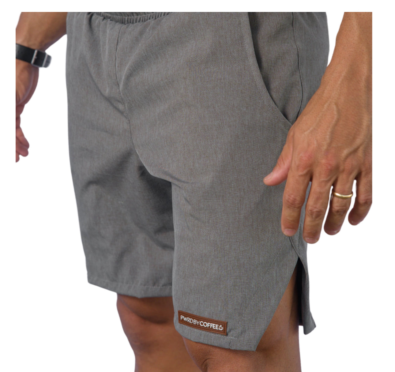 SHORTS SQUAT GRAY MIXED WITH/BROWN