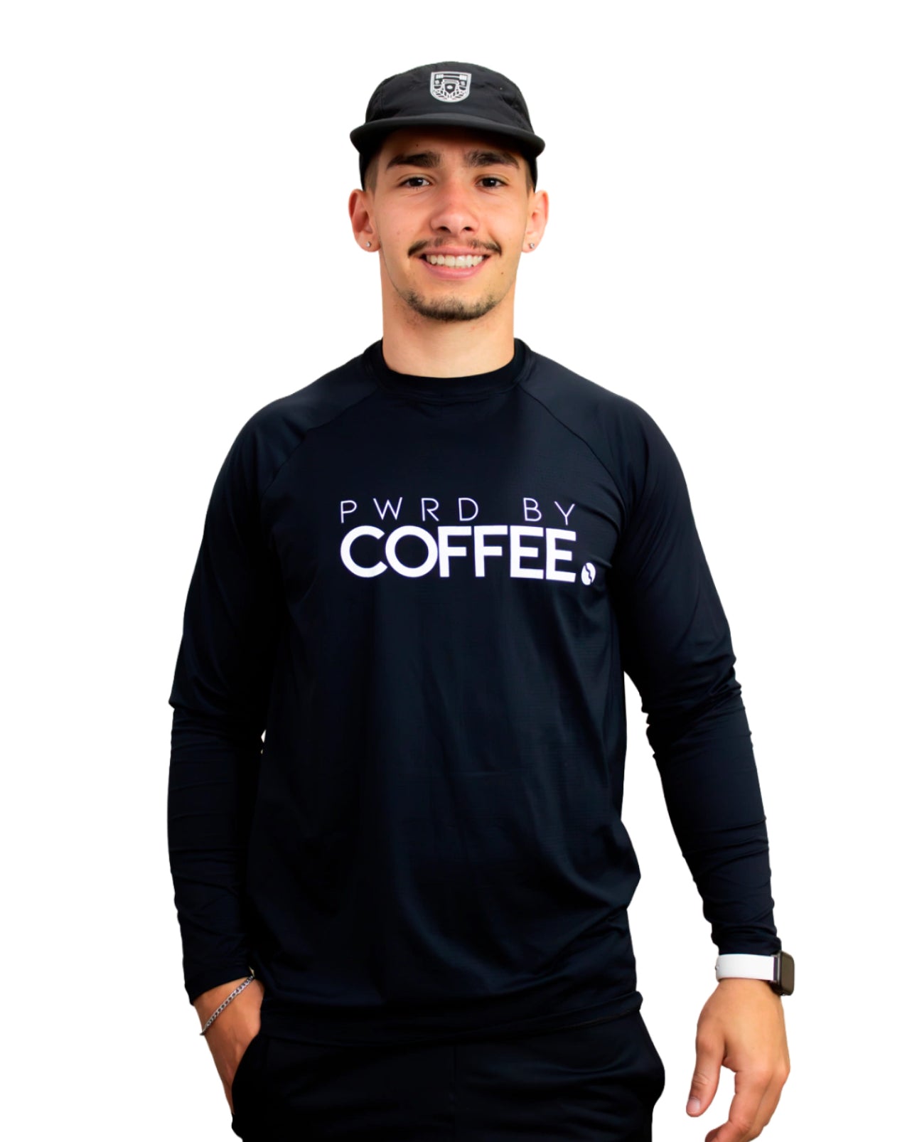T-SHIRT MEN'S LONG SLEEVE AERODRY BLACK
