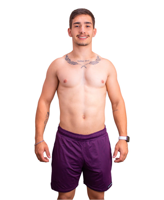 SHORTS SNATCH PURPLE AERODRY