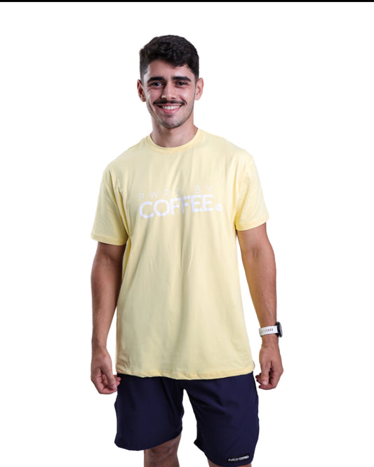 T-SHIRT MEN'S YELLOW SENSE
