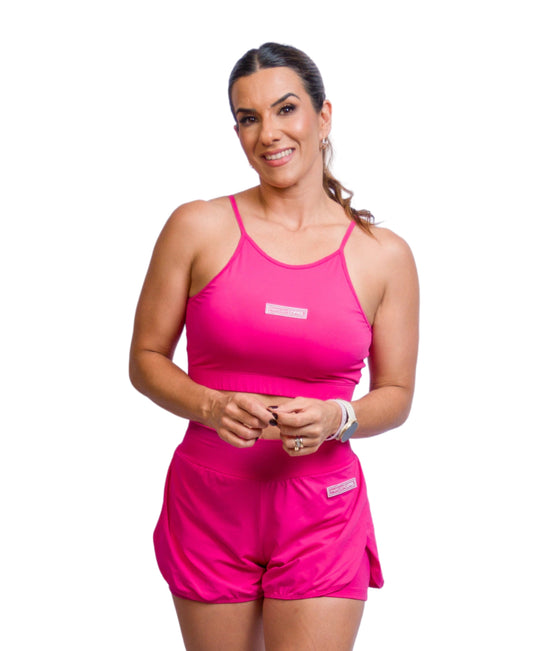 SHORTS PINK SAGE RUNNING