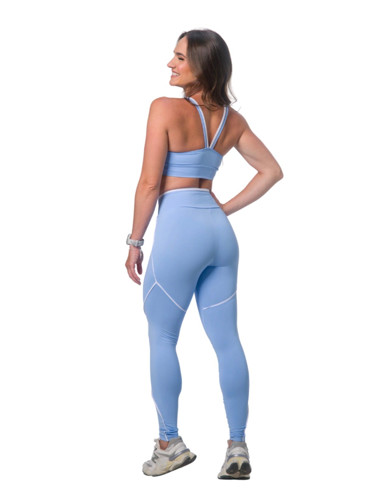 LEGGINGS SERENITY WITH WHITE TRIM