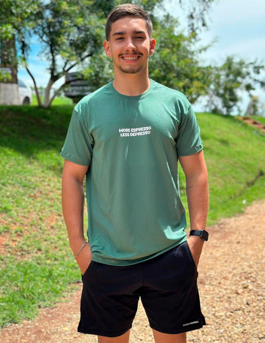 T-SHIRT VISCO GREEN ESPRESSO