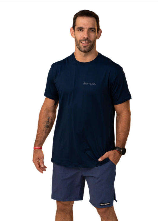 T-SHIRT NAVY BLUE AERODRY MEN'S