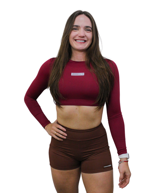 CROPPED ROUGE LONG SLEEVE