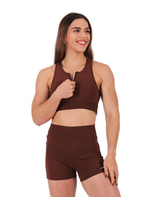 TOP CHOCOLATE ZIPPER