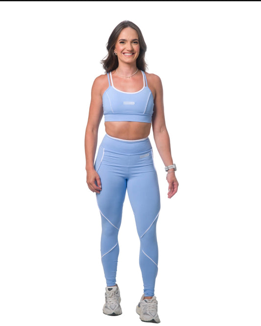 LEGGINGS SERENITY WITH WHITE TRIM