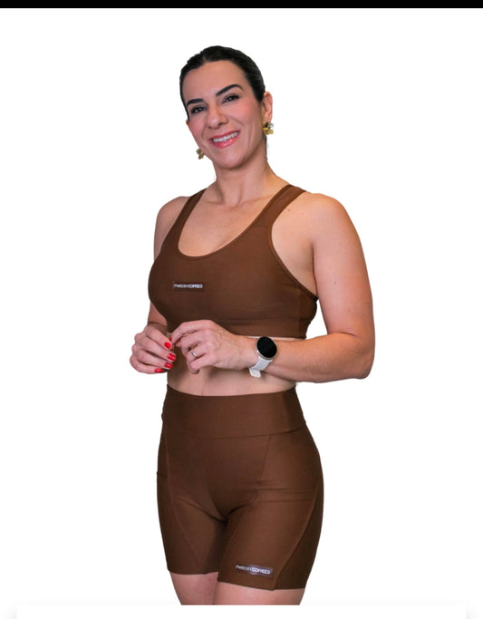 SPORT BRA CLEAN COFFEE ADAPTIV