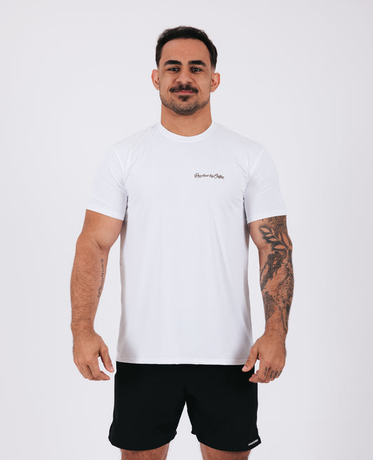 T-SHIRT BASIC WHITE (With Brown Signature)