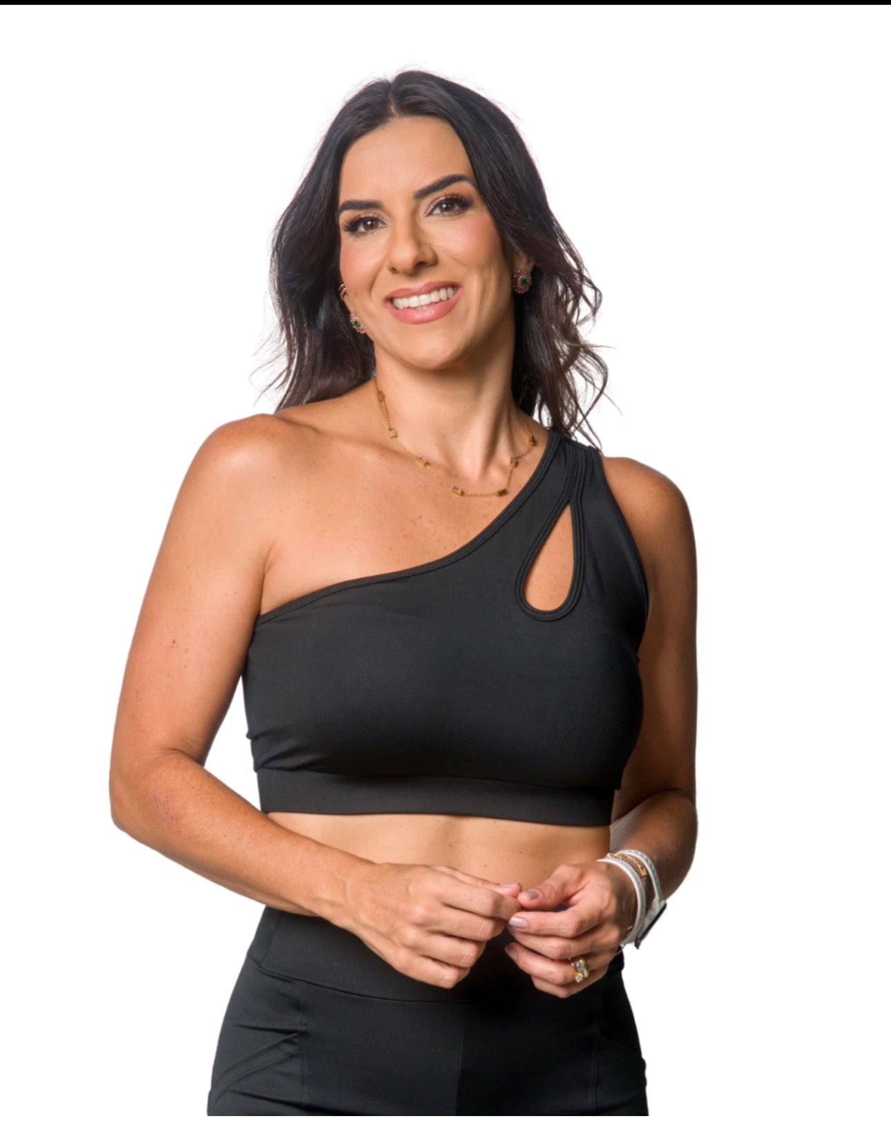 SPORT BRA BLACKOUT BLACK