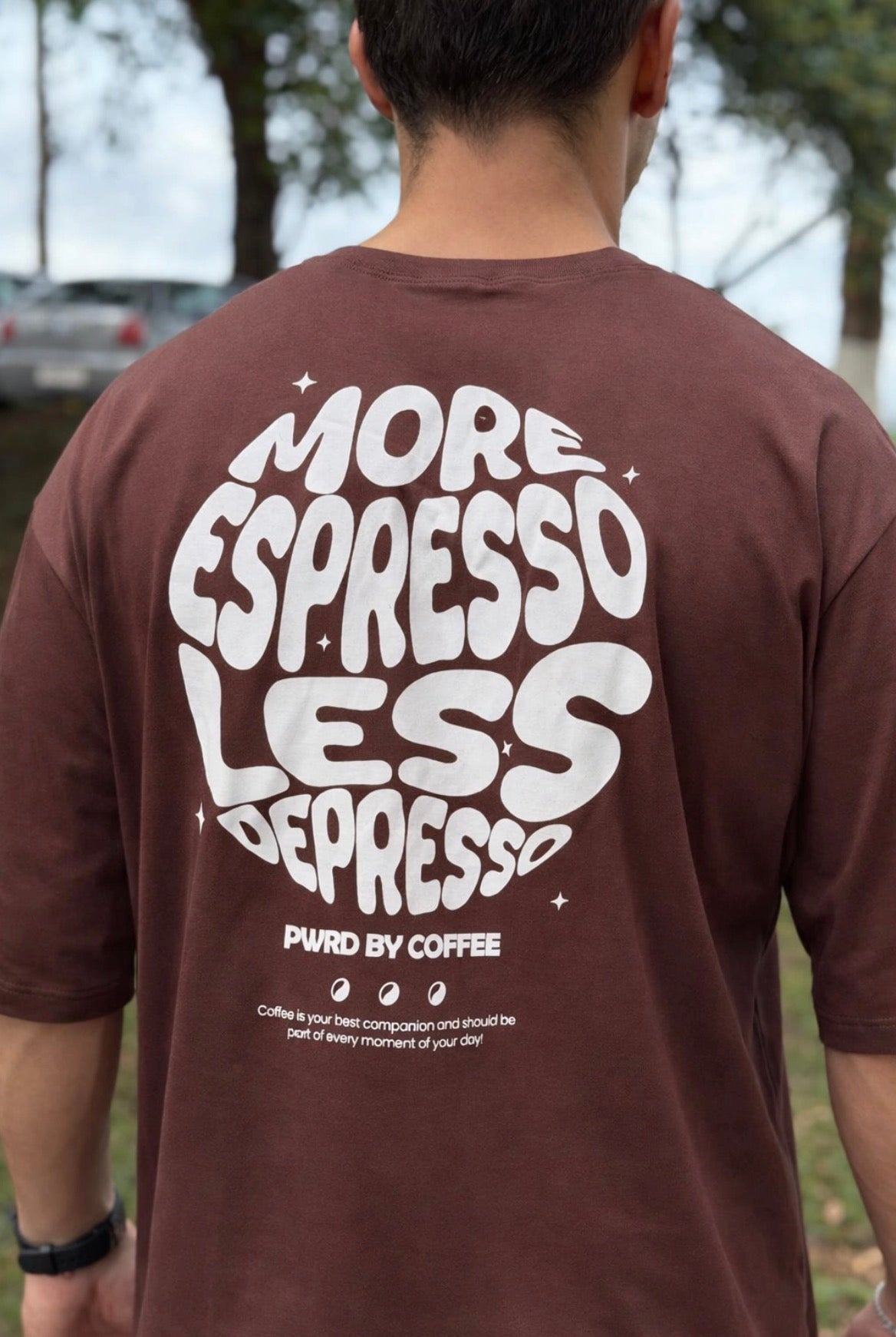 T-SHIRT VISCO BROWN ESPRESSO