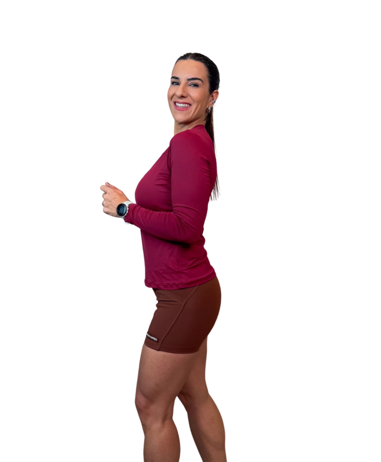 T-SHIRT LONG SLEEVE ROUGE