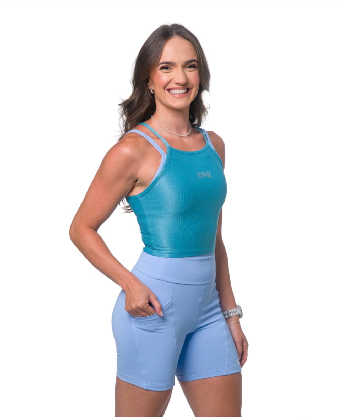CROPPED CAROL BLUE