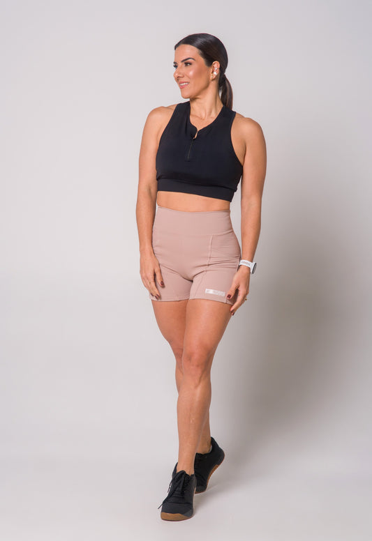 TOP BLACK ZIPPER