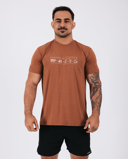 T-SHIRT BROWN VISCO