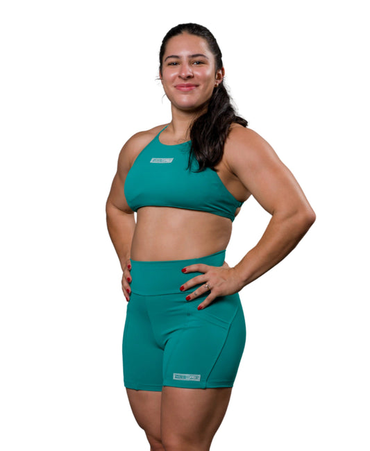 SHORTS BEL WITH POCKETS JADE