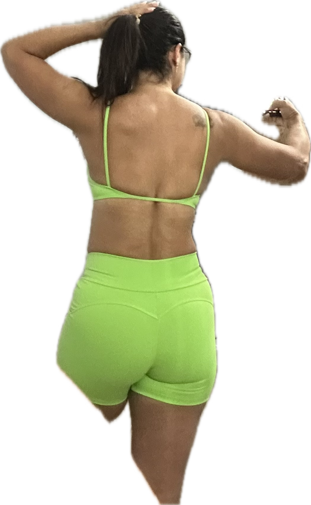 SPORT BRA CAROL LIME GREEN
